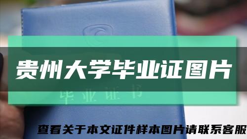貴州大學畢業證圖片縮略圖