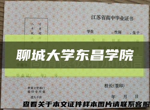 聊城大學東昌學院縮略圖