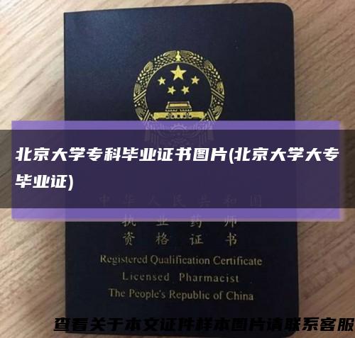 北京大學?？飘厴I證書圖片(北京大學大專畢業證)縮略圖
