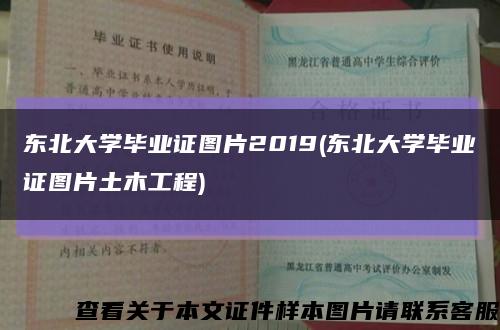 東北大學畢業證圖片2019(東北大學畢業證圖片土木工程)縮略圖