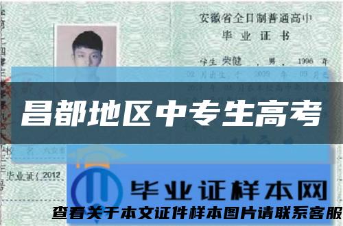 昌都地區中專生高考縮略圖
