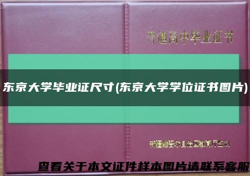 東京大學畢業證尺寸(東京大學學位證書圖片)縮略圖