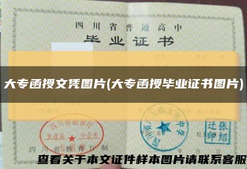 大專函授文憑圖片(大專函授畢業證書圖片)縮略圖