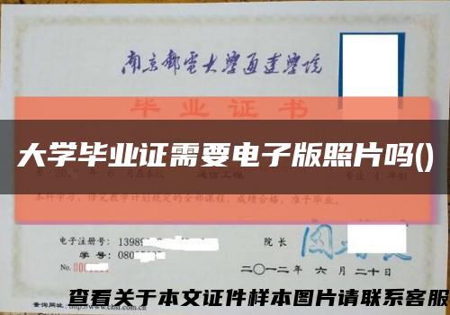 大學畢業證需要電子版照片嗎()縮略圖