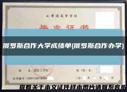 俄羅斯合作大學成績單(俄羅斯合作辦學)縮略圖