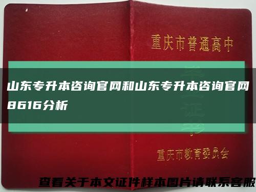 山東專升本咨詢官網和山東專升本咨詢官網8616分析縮略圖
