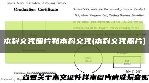 本科文憑圖片和本科文憑(本科文憑照片)縮略圖