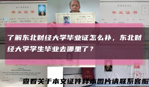 了解東北財經大學畢業證怎么補，東北財經大學學生畢業去哪里了？縮略圖