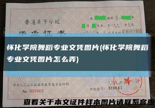 懷化學院舞蹈專業文憑圖片(懷化學院舞蹈專業文憑圖片怎么弄)縮略圖