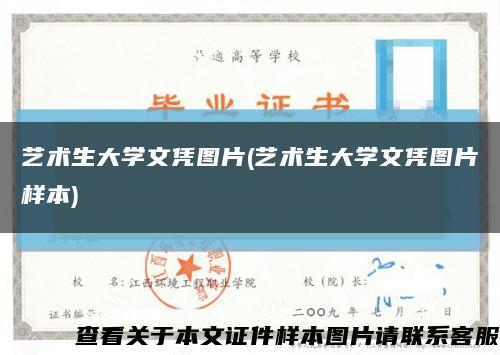 藝術生大學文憑圖片(藝術生大學文憑圖片樣本)縮略圖