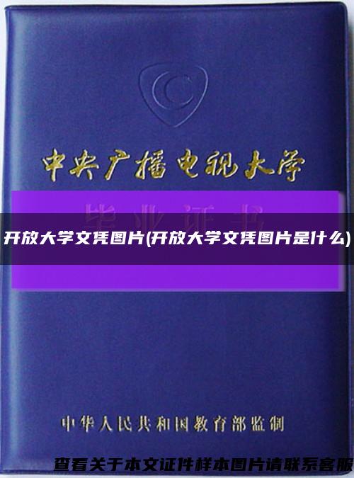 開放大學文憑圖片(開放大學文憑圖片是什么)縮略圖