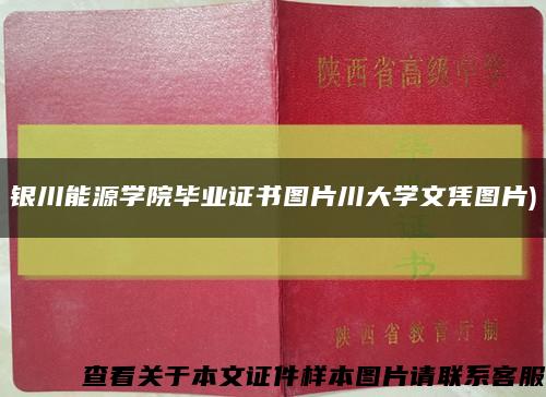 銀川能源學院畢業證書圖片川大學文憑圖片)縮略圖