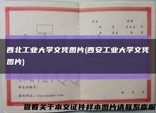 西北工業大學文憑圖片(西安工業大學文憑圖片)縮略圖