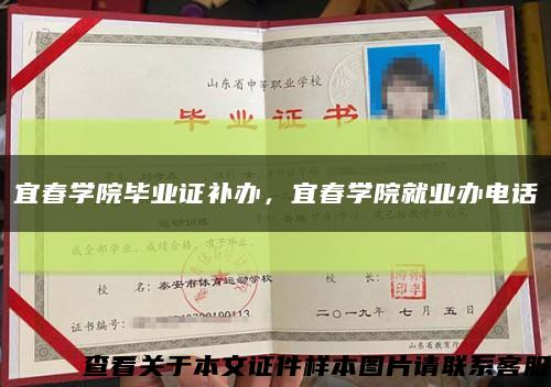 宜春學院畢業證補辦，宜春學院就業辦電話縮略圖