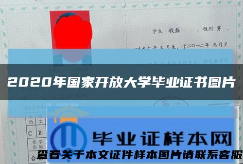 2020年國家開放大學畢業證書圖片縮略圖