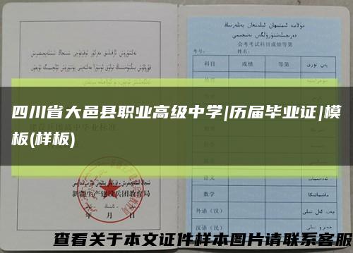 四川省大邑縣職業高級中學|歷屆畢業證|模板(樣板)縮略圖