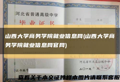 山西大學商務學院就業信息網(山西大學商務學院就業信息網官網)縮略圖