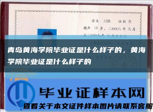 青島黃海學院畢業證是什么樣子的，黃海學院畢業證是什么樣子的縮略圖