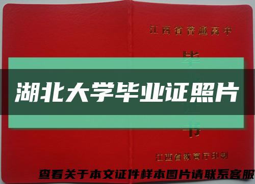 湖北大學畢業證照片縮略圖