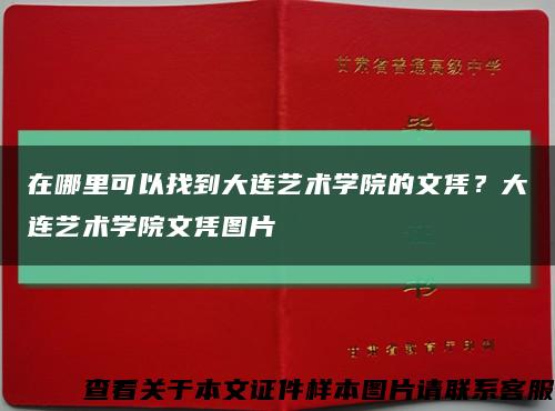 在哪里可以找到大連藝術學院的文憑？大連藝術學院文憑圖片縮略圖