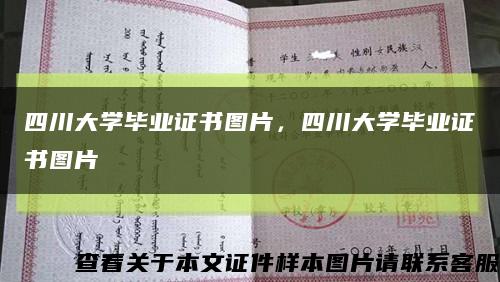 四川大學畢業證書圖片，四川大學畢業證書圖片縮略圖