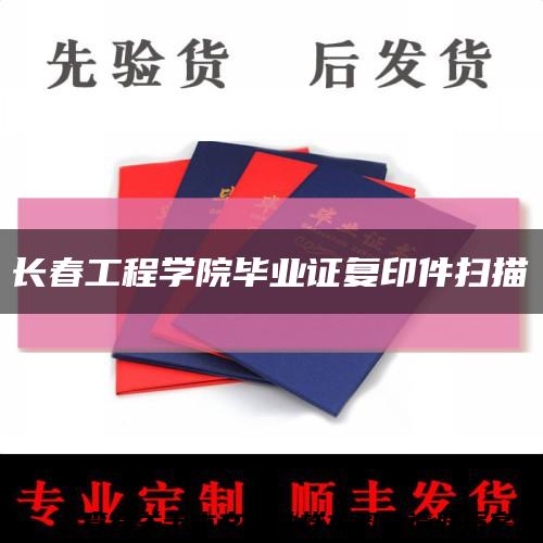 長春工程學院畢業證復印件掃描縮略圖