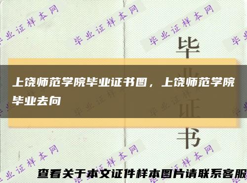上饒師范學院畢業證書圖，上饒師范學院畢業去向縮略圖
