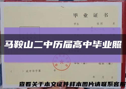 馬鞍山二中歷屆高中畢業照縮略圖
