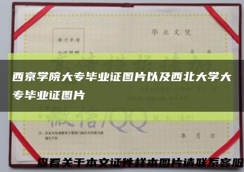 西京學院大專畢業證圖片以及西北大學大專畢業證圖片縮略圖