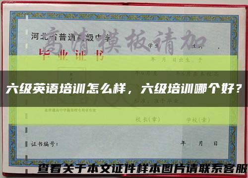 六級英語培訓怎么樣，六級培訓哪個好？縮略圖