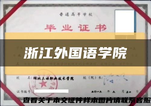 浙江外國語學院縮略圖