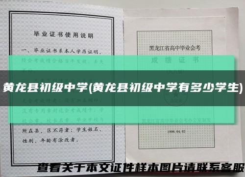 黃龍縣初級中學(黃龍縣初級中學有多少學生)縮略圖