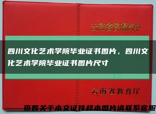 四川文化藝術學院畢業證書圖片，四川文化藝術學院畢業證書圖片尺寸縮略圖