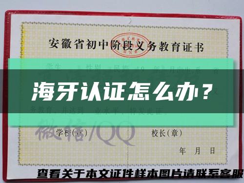 海牙認證怎么辦？縮略圖