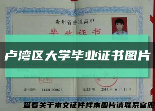 盧灣區大學畢業證書圖片縮略圖