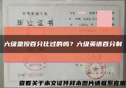 六級是按百分比過的嗎？六級英語百分制縮略圖