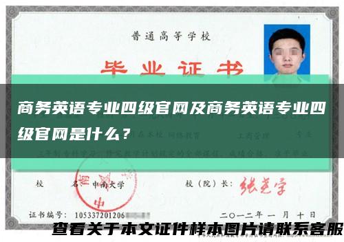 商務英語專業四級官網及商務英語專業四級官網是什么？縮略圖