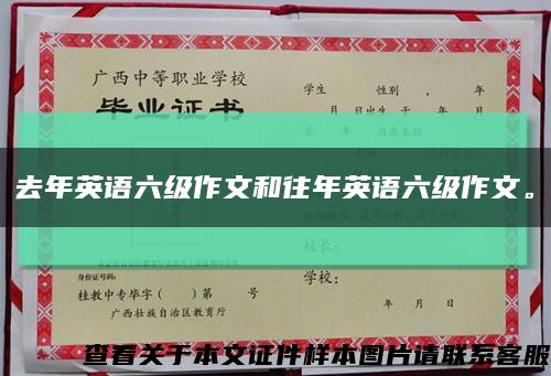 去年英語六級作文和往年英語六級作文?？s略圖