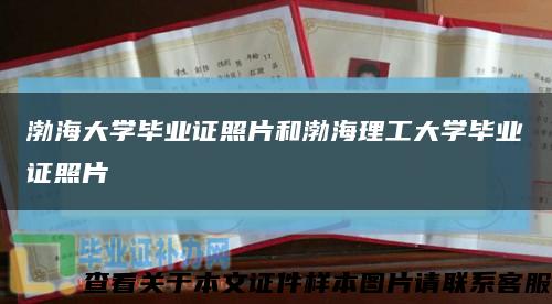 渤海大學畢業證照片和渤海理工大學畢業證照片縮略圖