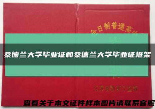 桑德蘭大學畢業證和桑德蘭大學畢業證框架縮略圖