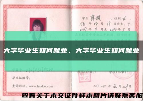 大學畢業生如何就業，大學畢業生如何就業縮略圖