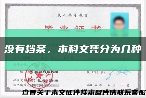 沒有檔案，本科文憑分為幾種縮略圖