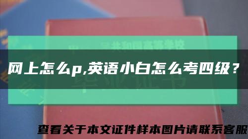 網上怎么p,英語小白怎么考四級？縮略圖