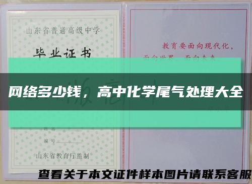 網絡多少錢，高中化學尾氣處理大全縮略圖