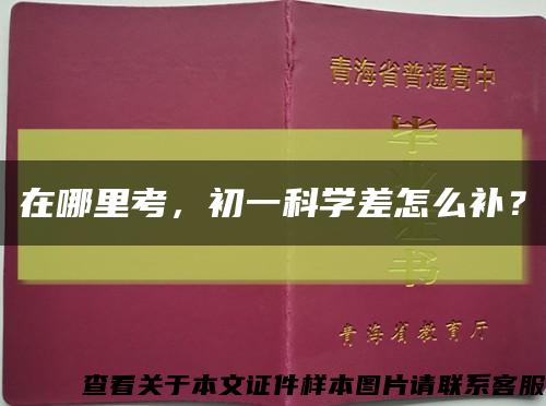 在哪里考，初一科學差怎么補？縮略圖