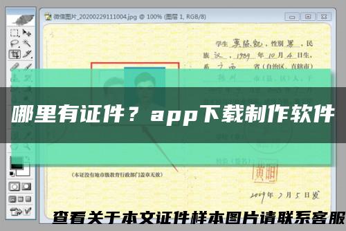 哪里有證件？app下載制作軟件縮略圖