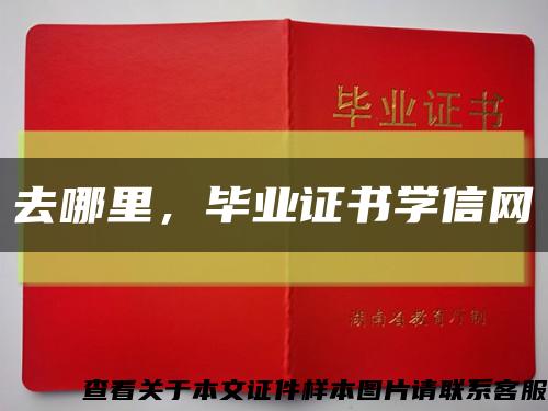 去哪里，畢業證書學信網縮略圖