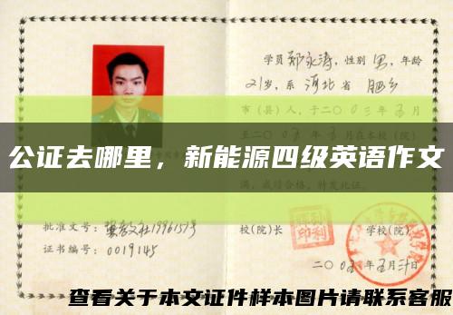 公證去哪里，新能源四級英語作文縮略圖