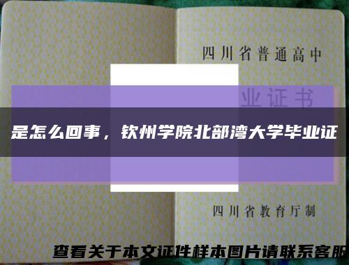 是怎么回事，欽州學院北部灣大學畢業證縮略圖