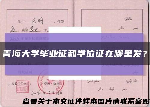 青海大學畢業證和學位證在哪里發？縮略圖